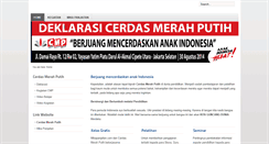 Desktop Screenshot of cerdasmerahputih.org