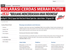 Tablet Screenshot of cerdasmerahputih.org